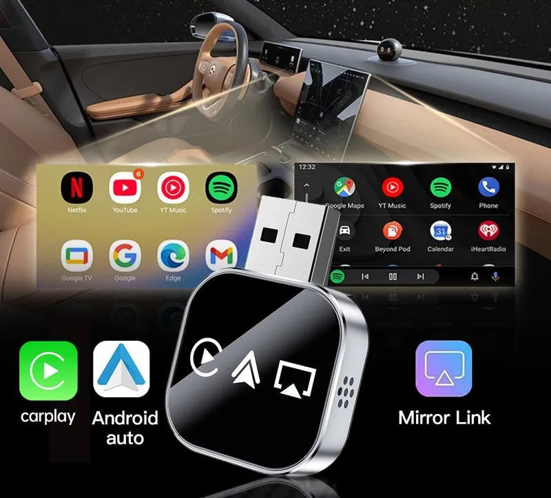 LinkUp® 3-in-1 Wireless CarPlay Adapter